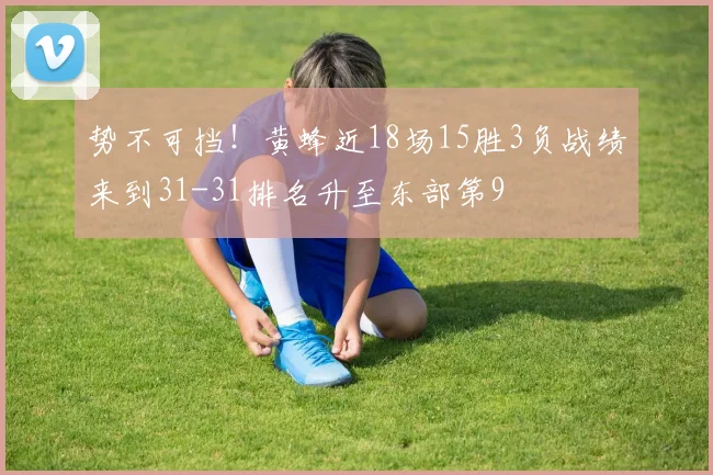 势不可挡！黄蜂近18场15胜3负战绩来到31-31排名升至东部第9